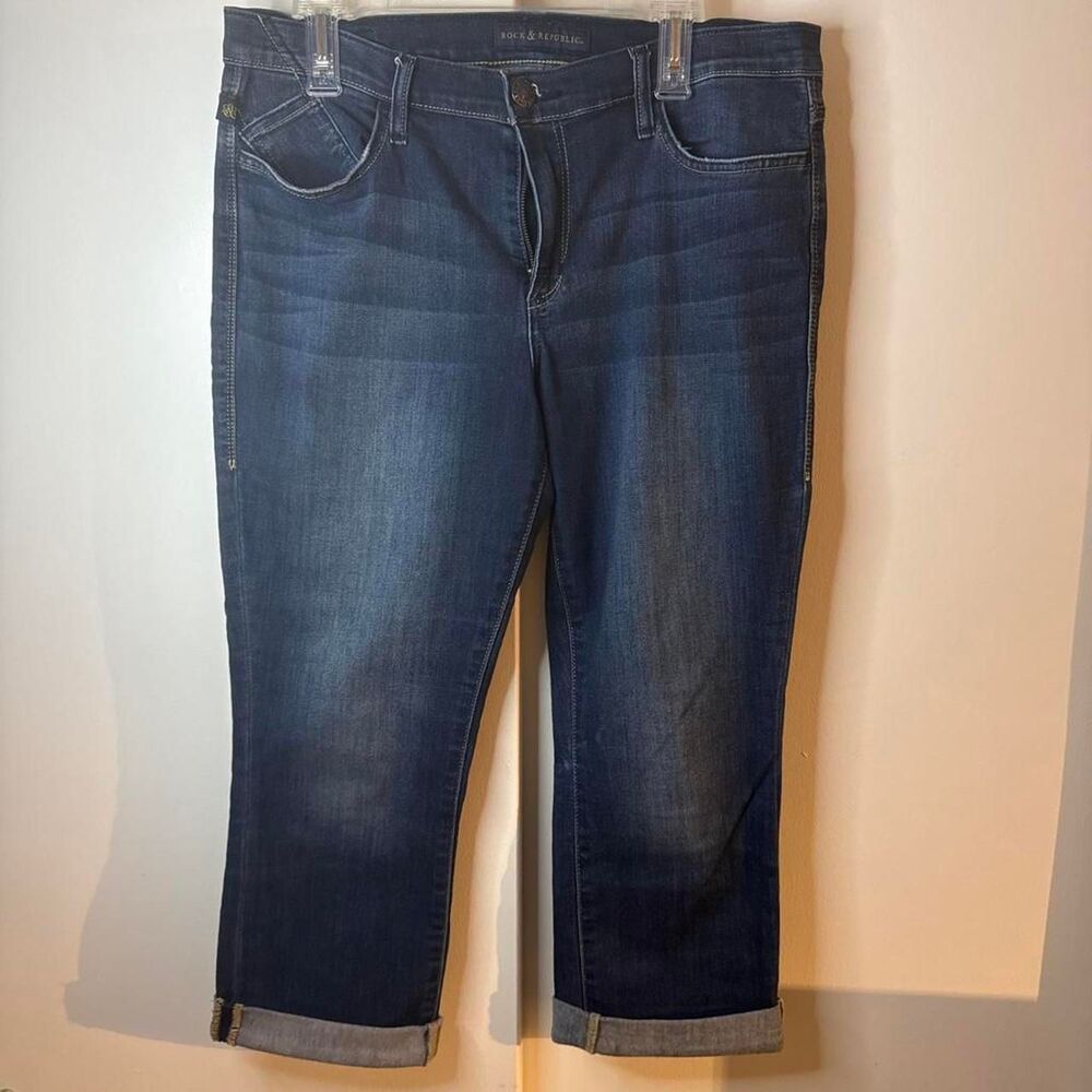 Rock-and-republic Women's Blue and Navy Jeans